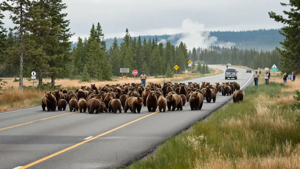 Gli scienziati sono preoccupati per un comportamento misterioso degli orsi a Yellowstone