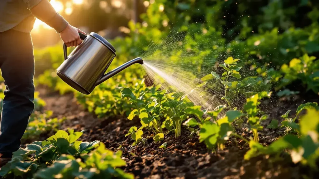 L’errore di annaffiatura comune che danneggia le tue piante e l’orto senza che tu lo sappia